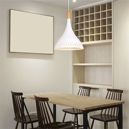 Lámparas colgantes de cafetería con luz colgante retro
