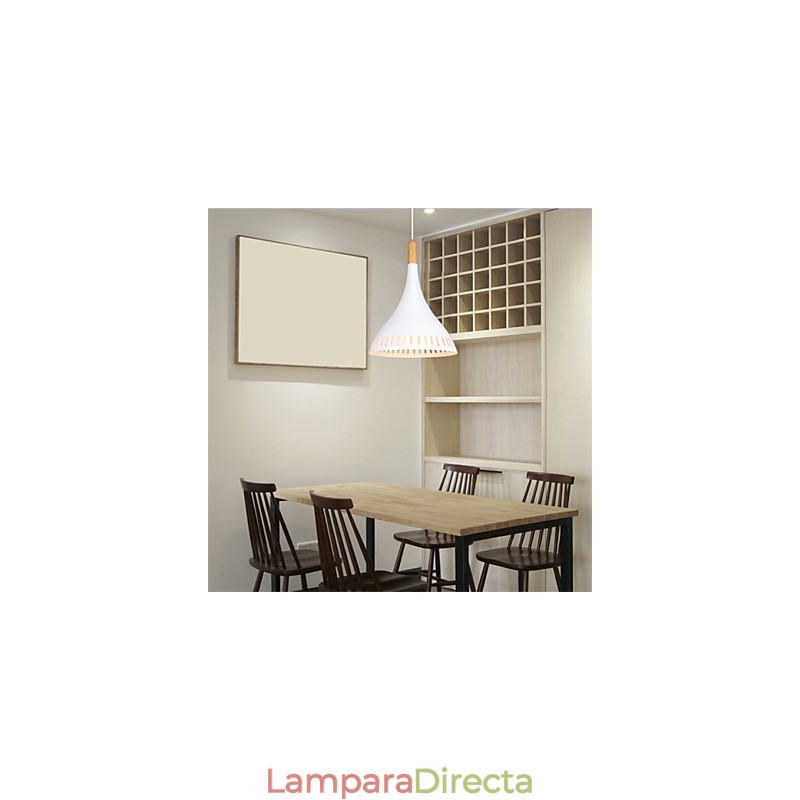 Lámparas colgantes de cafetería con luz colgante retro