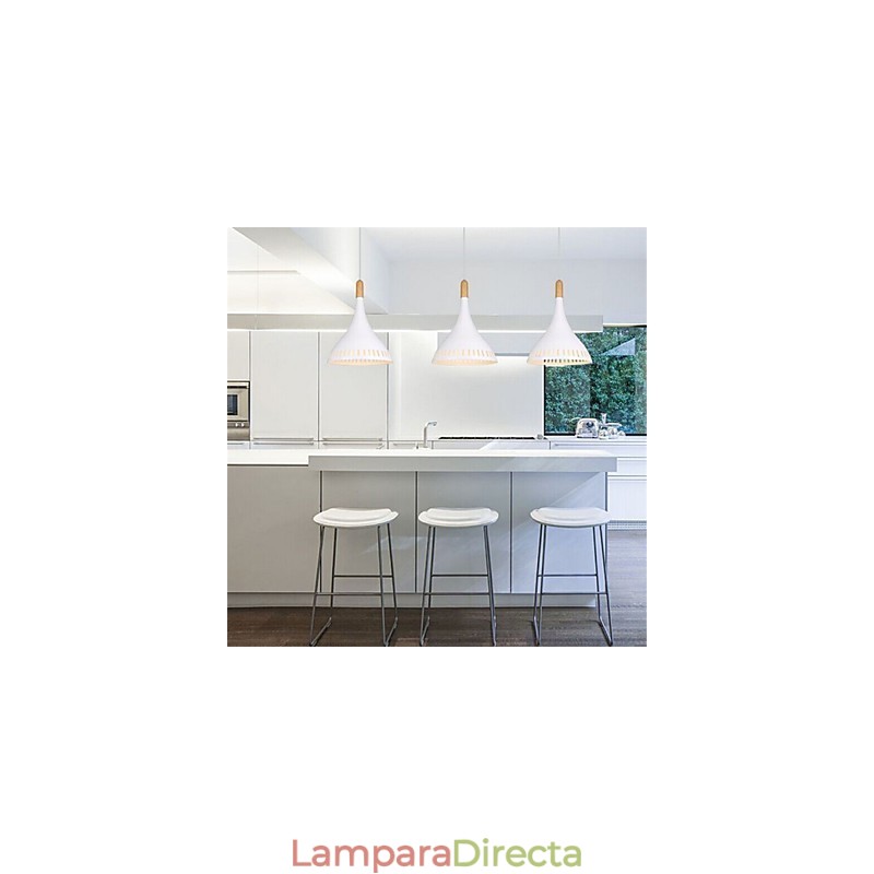 Lámparas colgantes de cafetería con luz colgante retro
