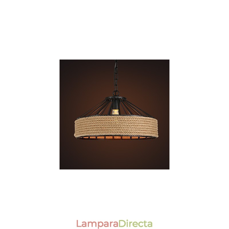 Lámpara colgante de metal creativa Lámparas colgantes modernas Lámpara colgante de café