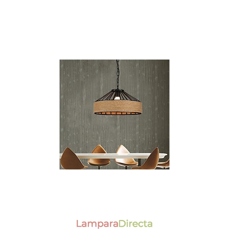 Lámpara colgante de metal creativa Lámparas colgantes modernas Lámpara colgante de café