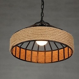Lámpara colgante de metal creativa Lámparas colgantes modernas Lámpara colgante de café