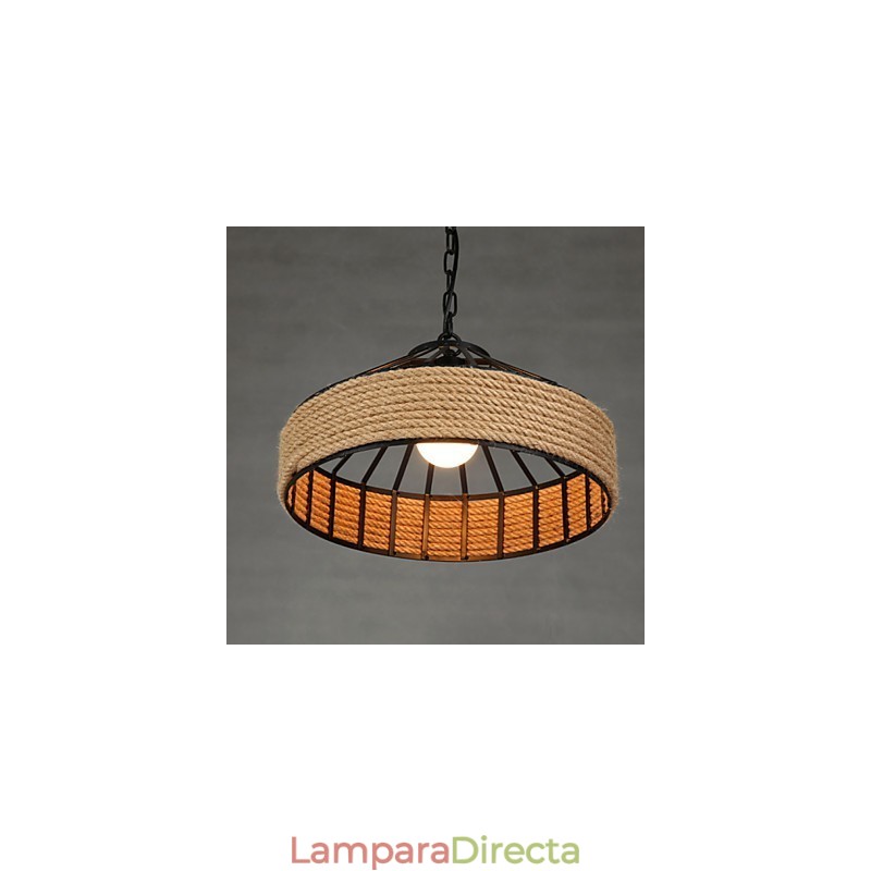 Lámpara colgante de metal creativa Lámparas colgantes modernas Lámpara colgante de café