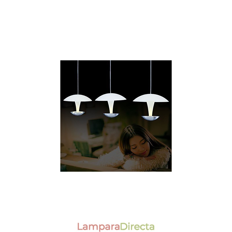 Lámpara colgante de metal con pintura moderna