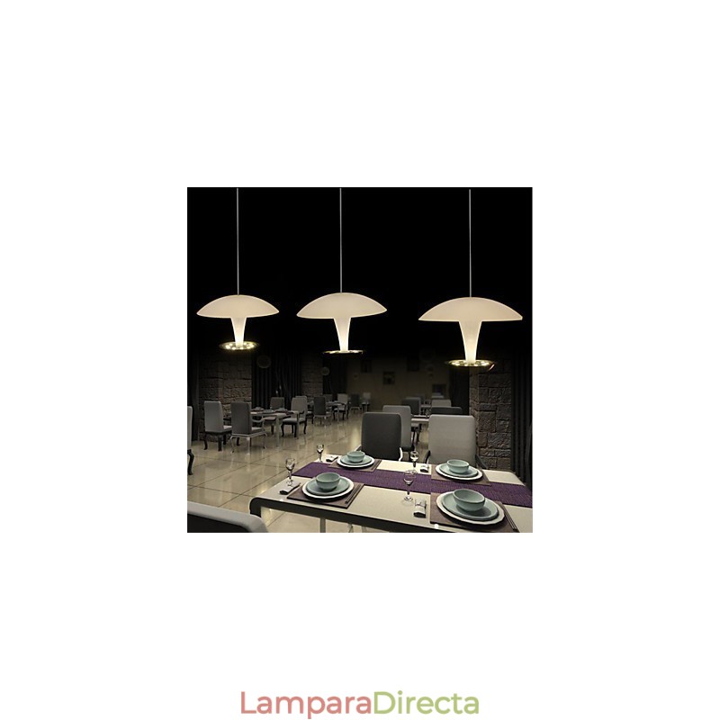 Lámpara colgante de metal con pintura moderna