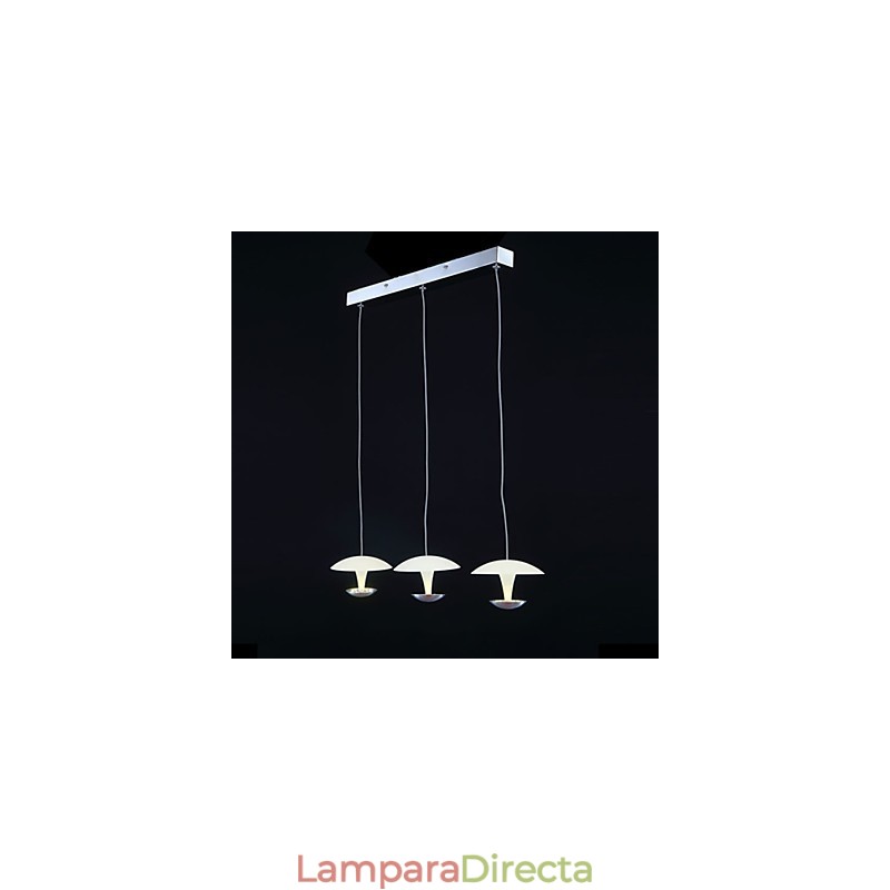 Lámpara colgante de metal con pintura moderna