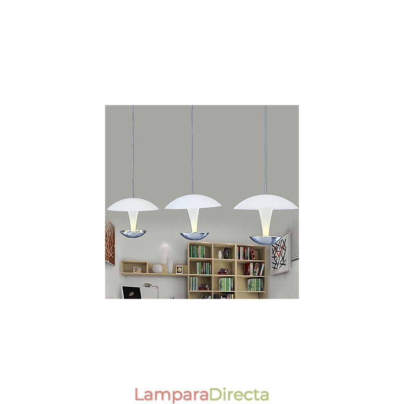 Lámpara colgante de metal con pintura moderna