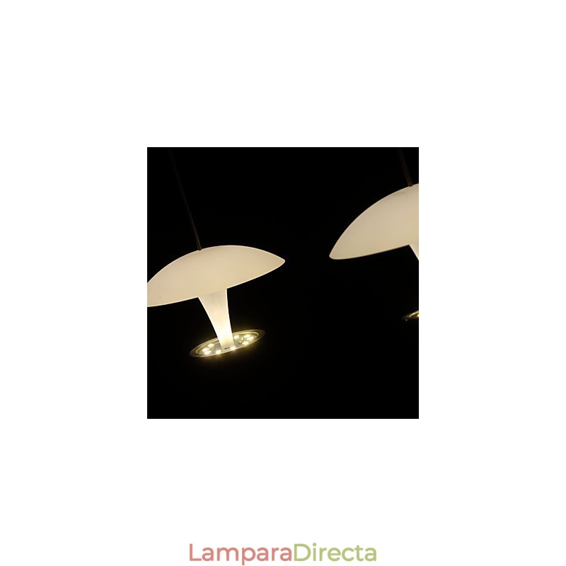 Lámpara colgante de metal con pintura moderna