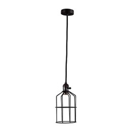 Lámpara colgante de metal con pintura estilo mini retro para garaje