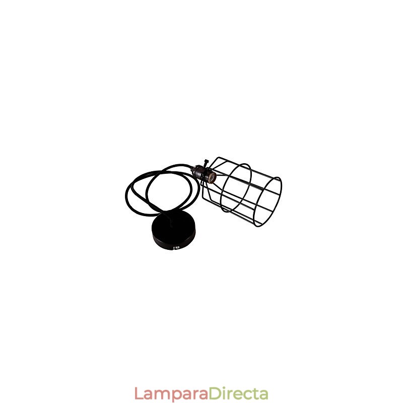 Lámpara colgante de metal con pintura estilo mini retro para garaje