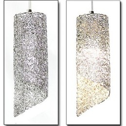 Lámparas creativas de un solo cabezal cilíndricas redondas y largas de aluminio.