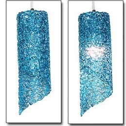 Lámparas creativas de un solo cabezal cilíndricas redondas y largas de aluminio.