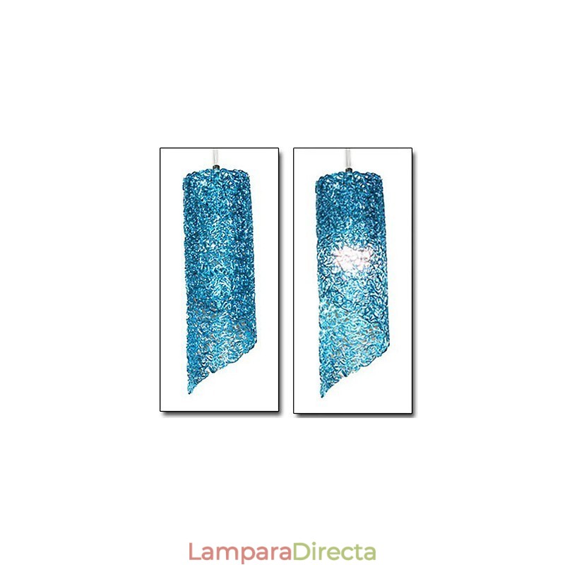 Lámparas creativas de un solo cabezal cilíndricas redondas y largas de aluminio.