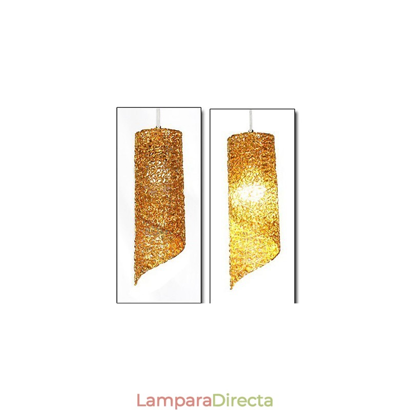 Lámparas creativas de un solo cabezal cilíndricas redondas y largas de aluminio.
