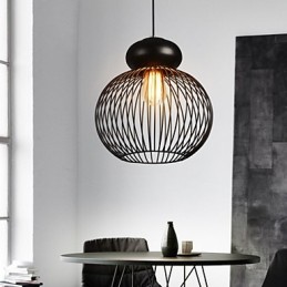 Lámpara colgante de metal de diseñadores retro