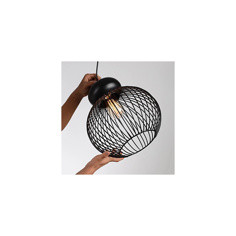 Lámpara colgante de metal de diseñadores retro