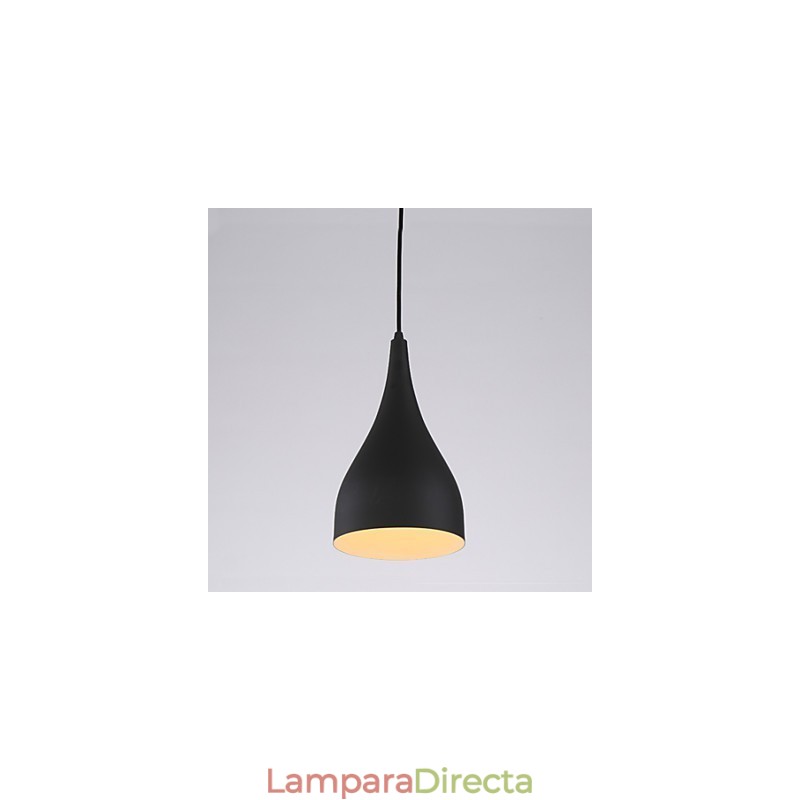 Lámpara colgante minimalista moderna con bombilla
