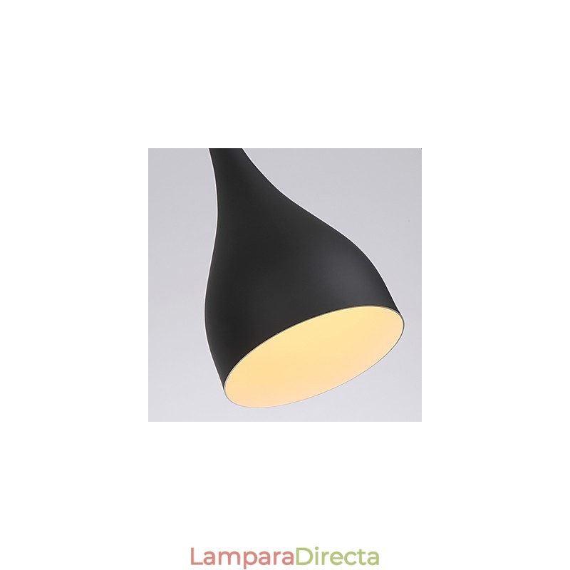 Lámpara colgante minimalista moderna con bombilla