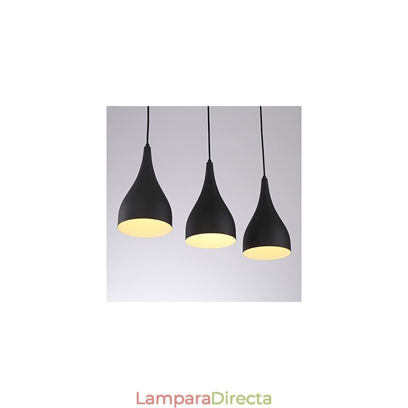 Lámpara colgante minimalista moderna con bombilla