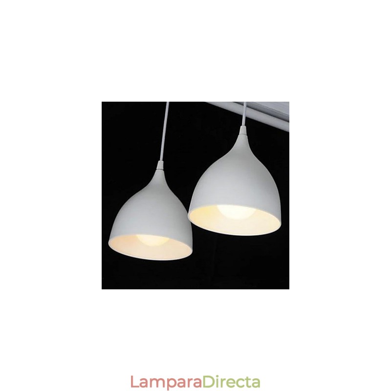 Lámpara colgante minimalista moderna con bombilla