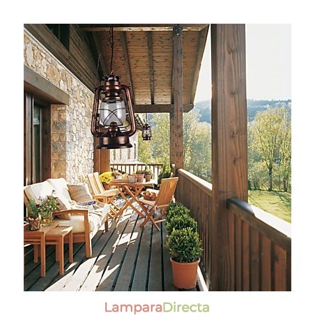 Lámpara colgante estilo mini farol campestre de bronce Lámpara colgante estilo mini farol campestre de bronce
