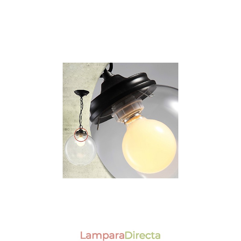 Lámparas colgantes tradicionales clásicas retro de metal