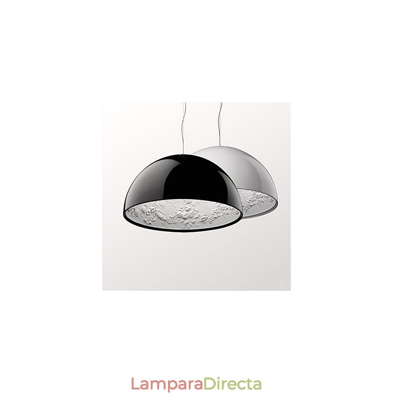 Lámpara colgante de resina con pintura contemporánea moderna
