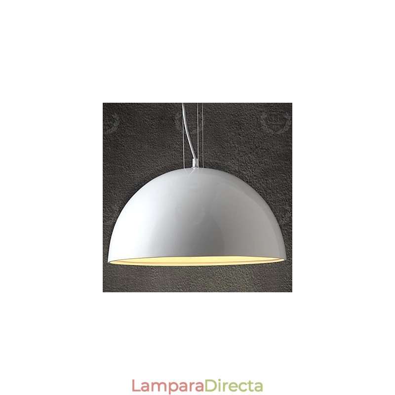 Lámpara colgante de resina con pintura contemporánea moderna