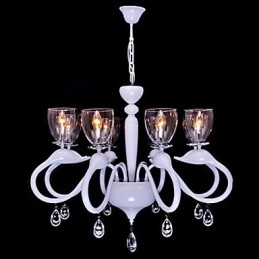 Lámpara colgante de cristal de estilo europeo con individualidad y creatividad.