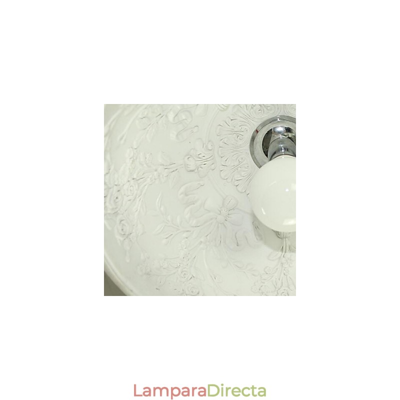 Lámpara colgante de resina con pintura contemporánea moderna
