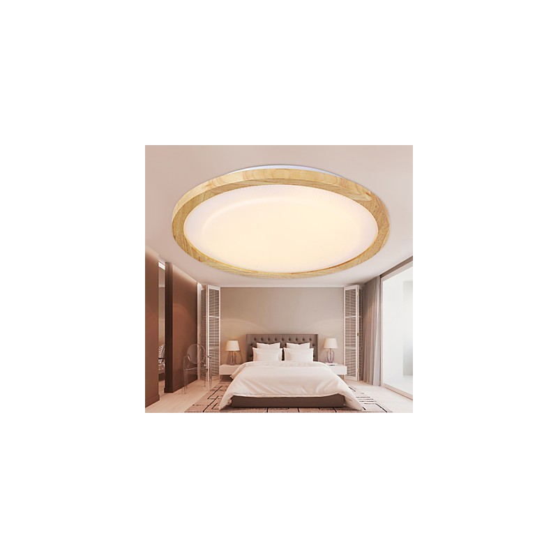 Lámpara colgante de bambú de madera, estilo campestre, contemporáneo y moderno.