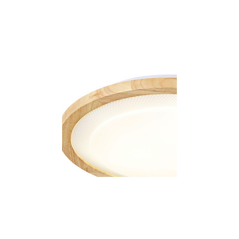 Lámpara colgante de bambú de madera, estilo campestre, contemporáneo y moderno.