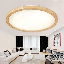 Lámpara colgante de bambú de madera, estilo campestre, contemporáneo y moderno.