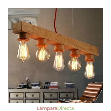Lámpara colgante moderna, contemporánea, tradicional, clásica, estilo mini, de madera y bambú. Lámpara colgante moderna, contemporánea, tradicional, clásica, estilo mini, de madera y bambú.