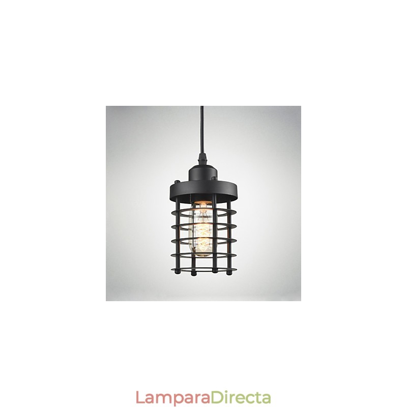 Lámpara de techo retro industrial de hierro vintage lámpara colgante de tienda