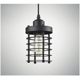 Lámpara de techo retro industrial de hierro vintage lámpara colgante de tienda