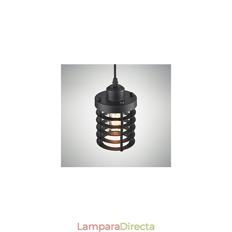 Lámpara de techo retro industrial de hierro vintage lámpara colgante de tienda