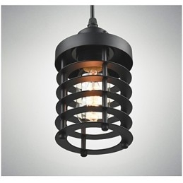 Lámpara de techo retro industrial de hierro vintage lámpara colgante de tienda