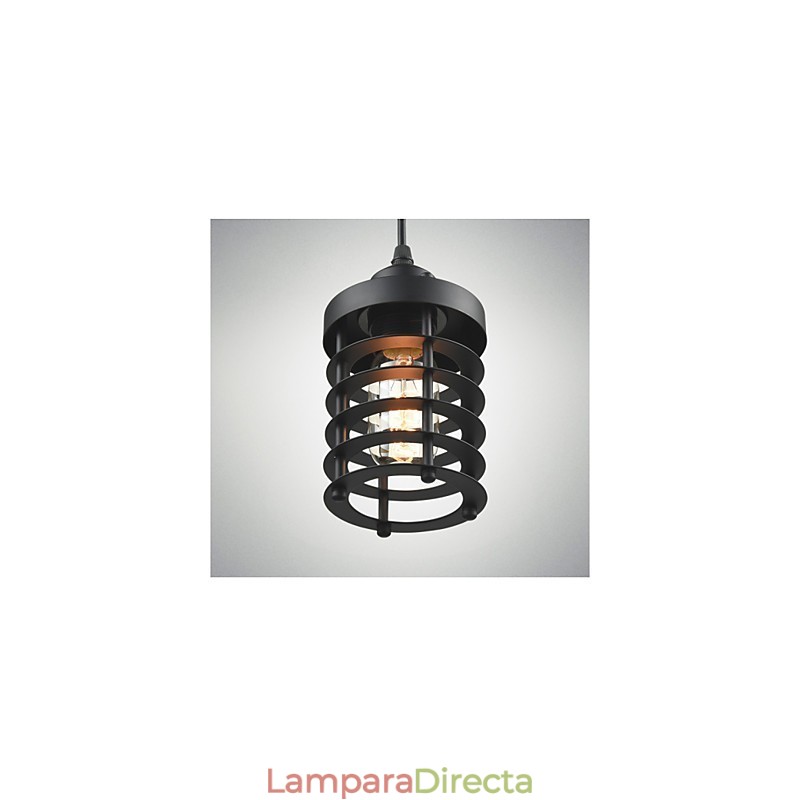 Lámpara de techo retro industrial de hierro vintage lámpara colgante de tienda