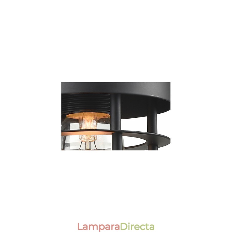 Lámpara de techo retro industrial de hierro vintage lámpara colgante de tienda