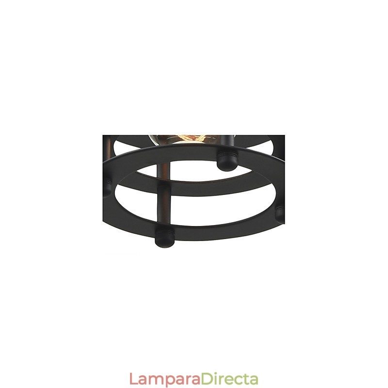 Lámpara de techo retro industrial de hierro vintage lámpara colgante de tienda