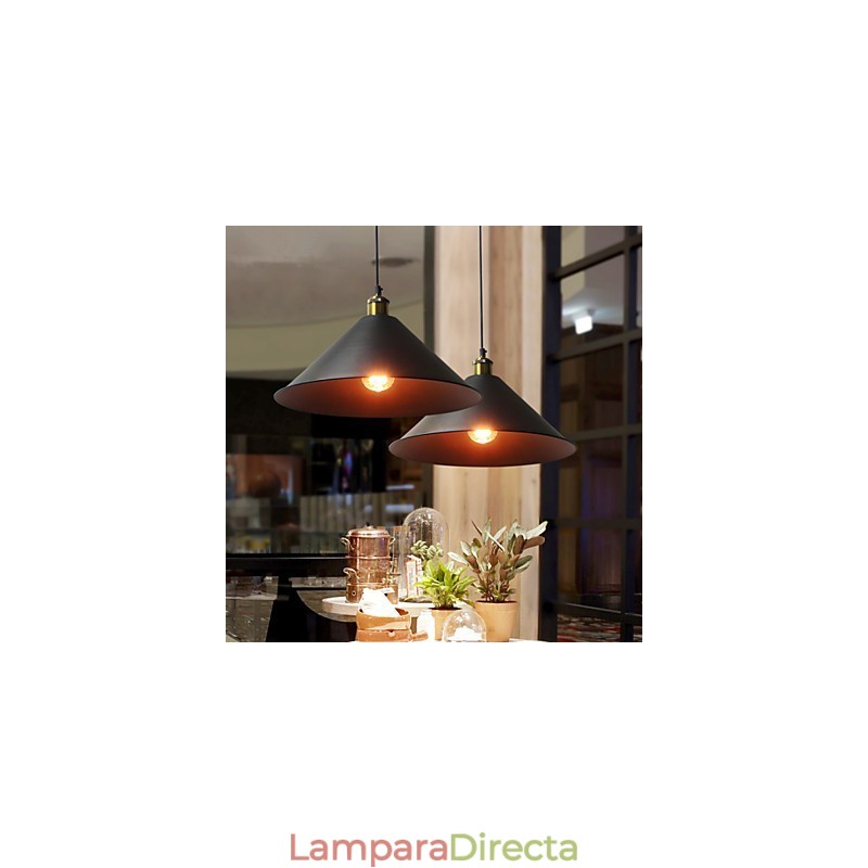 Lámpara colgante de metal de Country Designers