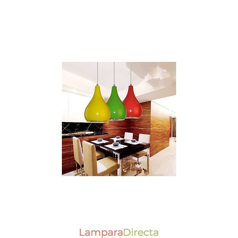 Lámpara colgante mini con forma de calabaza