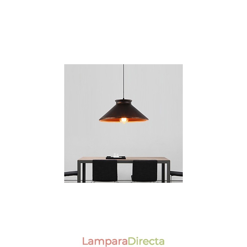 Lámpara colgante de metal de diseñadores retro
