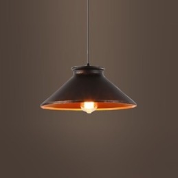 Lámpara colgante de metal de diseñadores retro