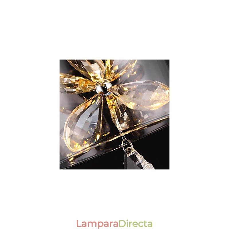 Lámpara colgante de cristal moderna y contemporánea de otros tipos de vidrio