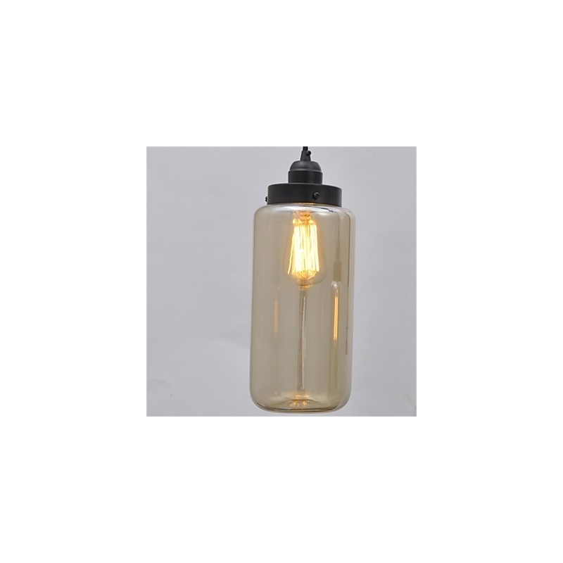 Lámpara de araña minimalista retro americana de un solo cristal