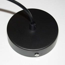 Lámpara LOFT, lámpara colgante vintage, lámpara Edison, lámpara de jaula de metal de hierro negro, lámpara de estilo almacén, accesorio de iluminación