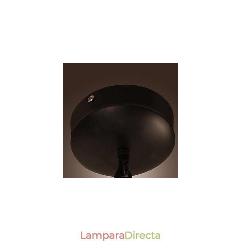 Lámpara colgante con pintura en estilo mini, estilo cuenco retro clásico tradicional