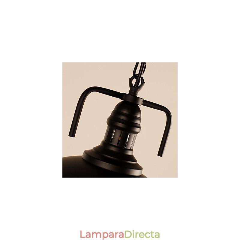 Lámpara colgante con pintura en estilo mini, estilo cuenco retro clásico tradicional